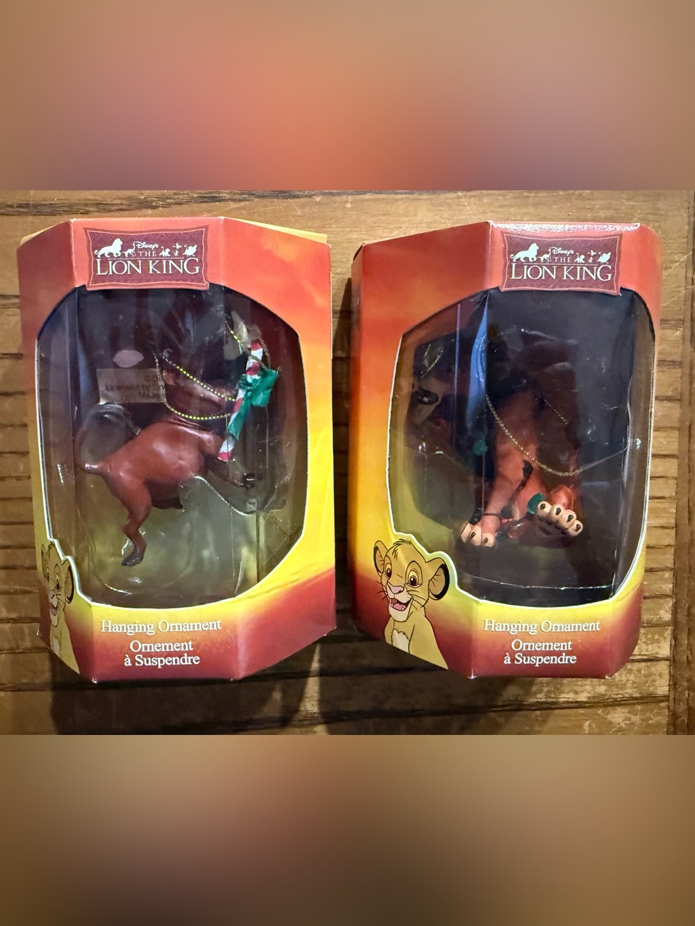 Disney Lion King Simba Hanging Ornament in Brown and Green